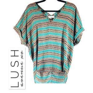 Lush V-neck Blouse